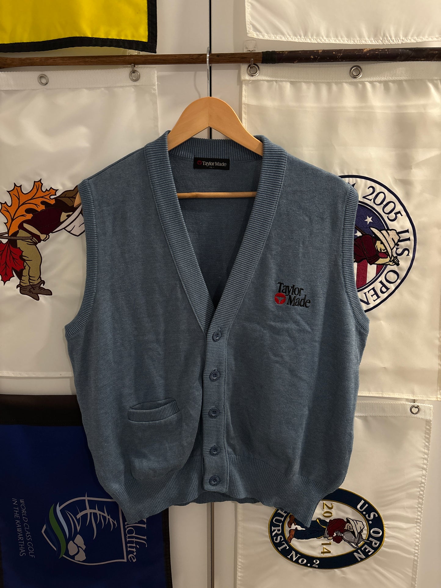 1990s Vintage Taylormade Classic Logo Sweater Vest