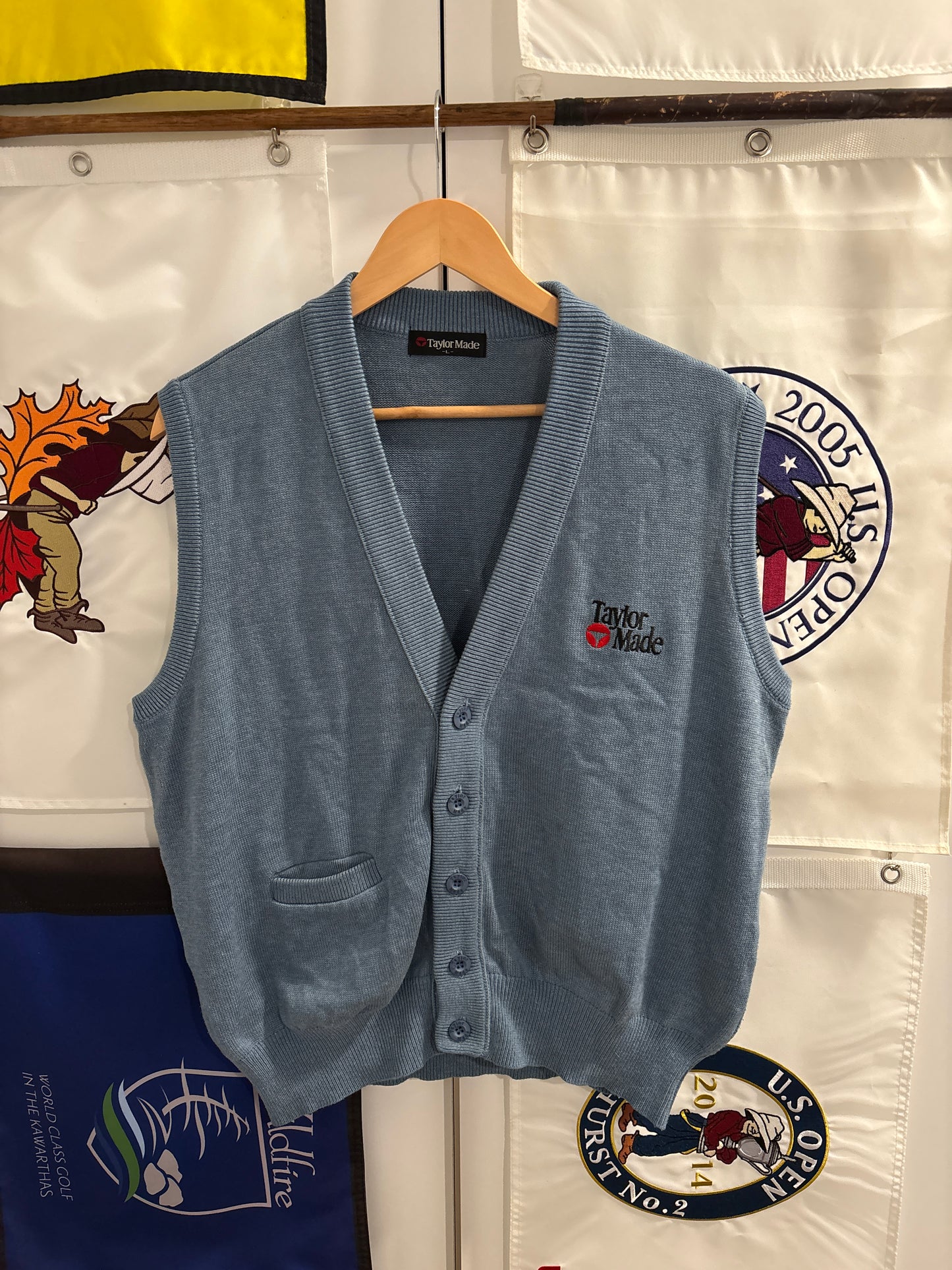 1990s Vintage Taylormade Classic Logo Sweater Vest