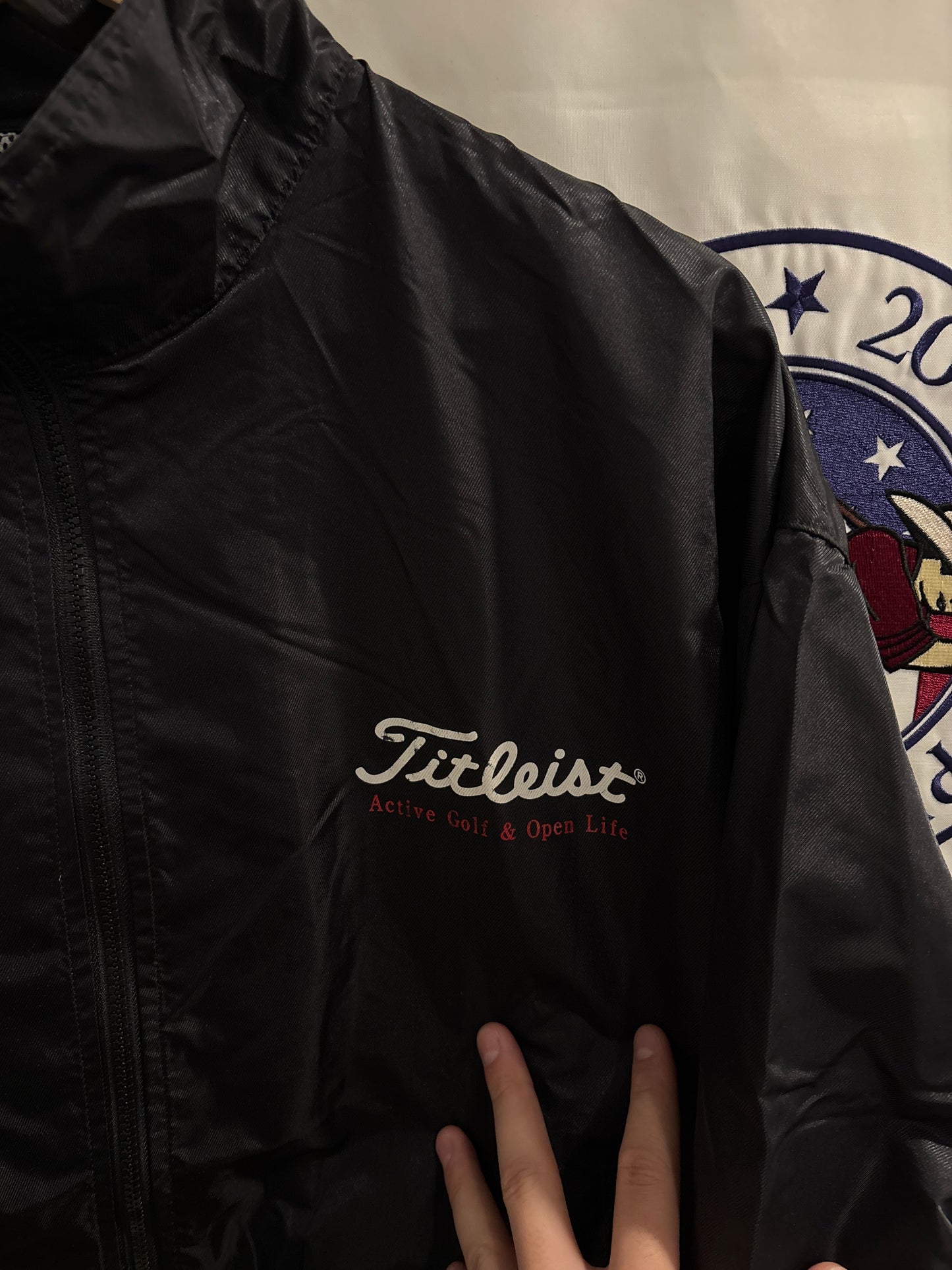 1990s Vintage Titleist Active Golf & Open Life Coaches Jacket