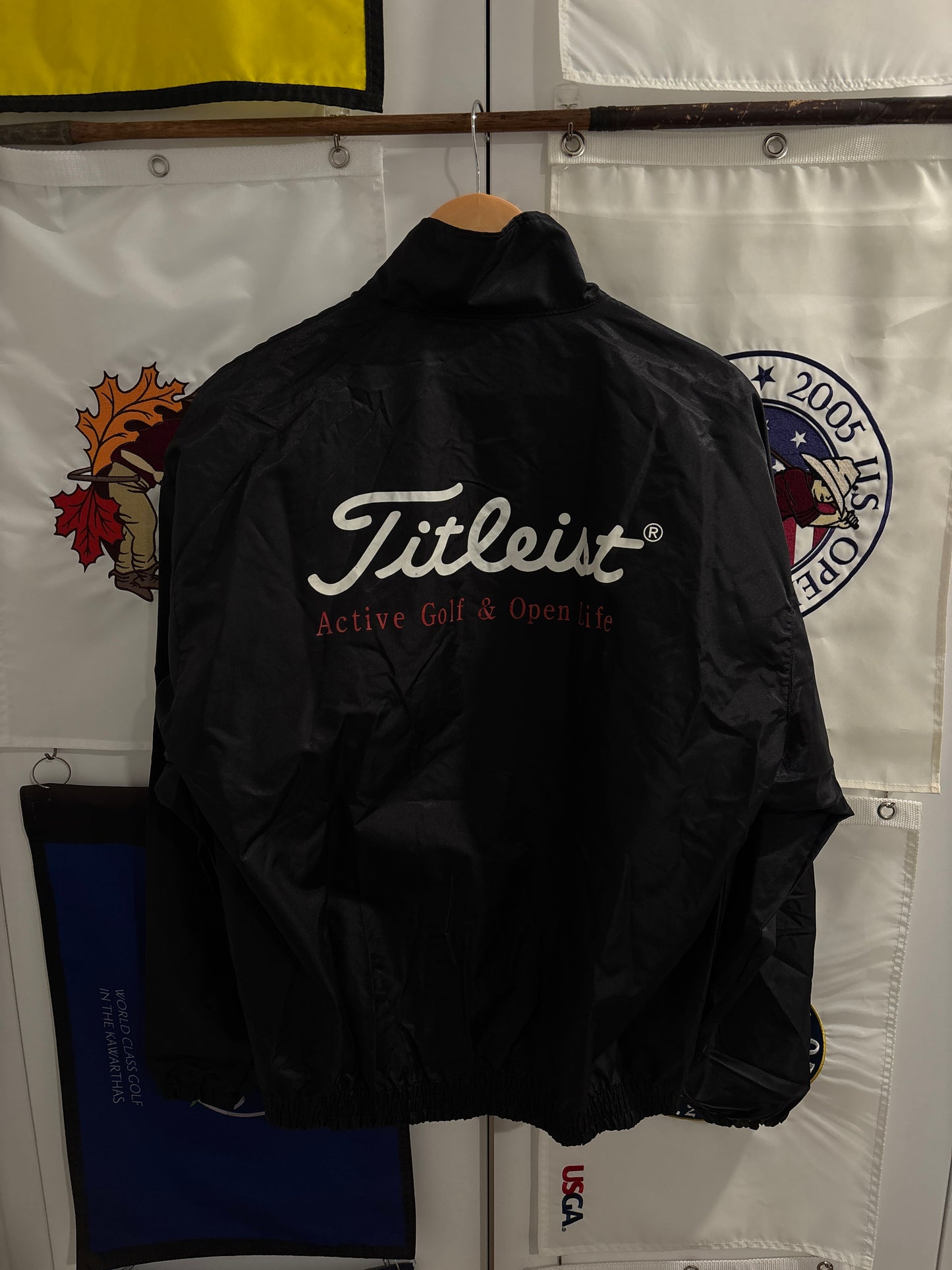 1990s Vintage Titleist Active Golf & Open Life Coaches Jacket