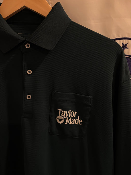 Taylormade Classic Logo Polo LongSleeve Green
