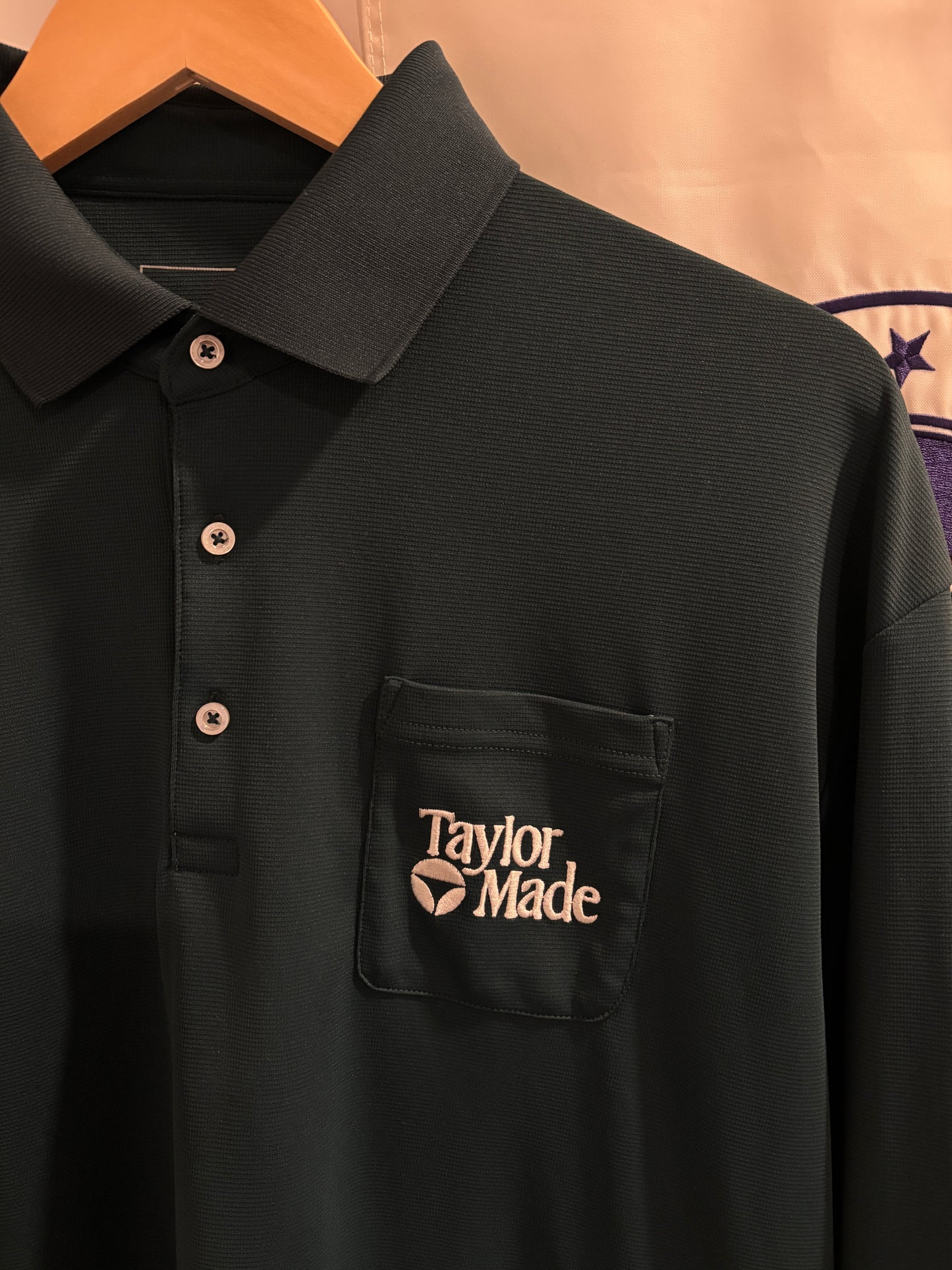 Taylormade Classic Logo Polo LongSleeve Green