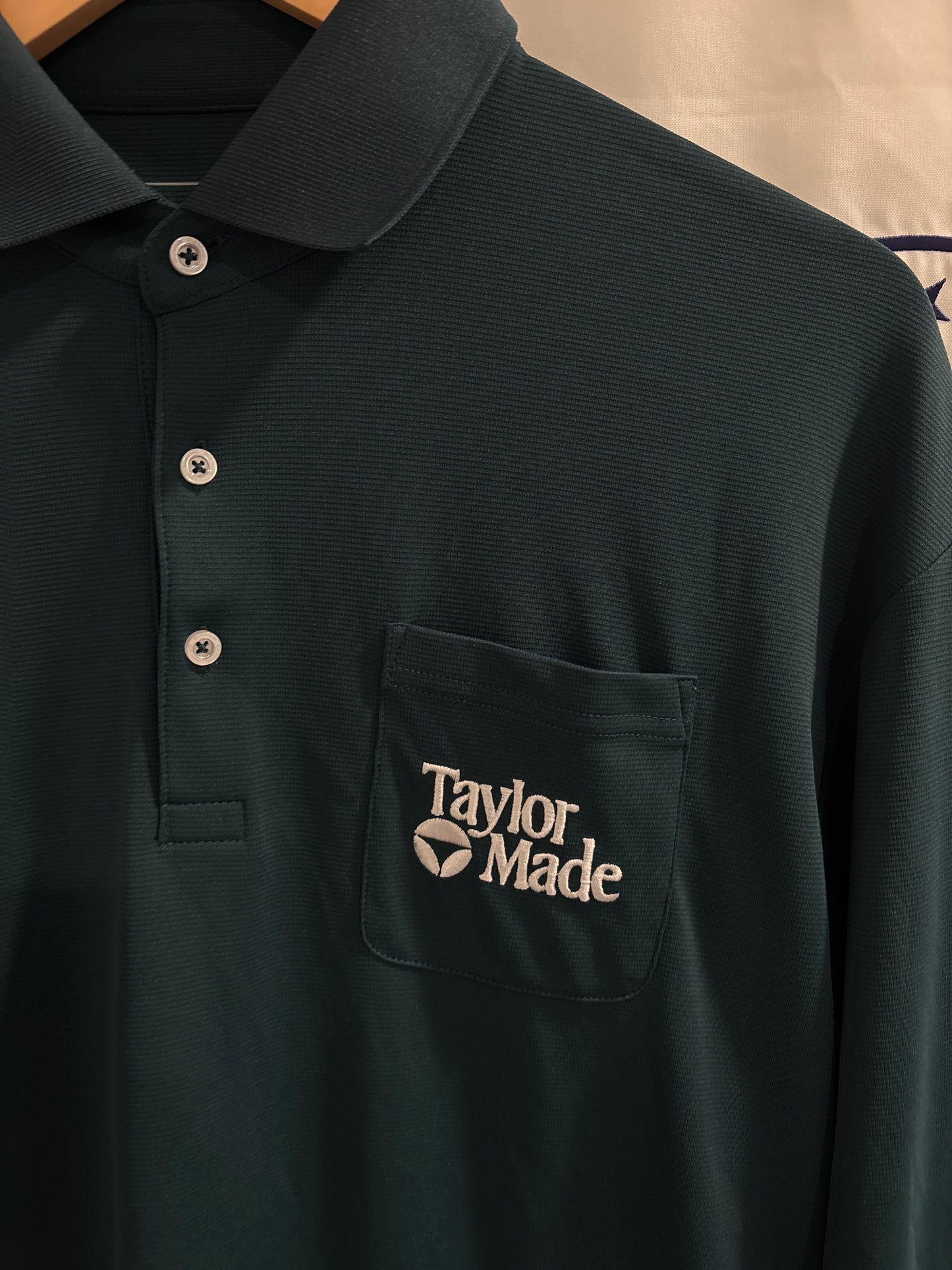 Taylormade Classic Logo Polo LongSleeve Green