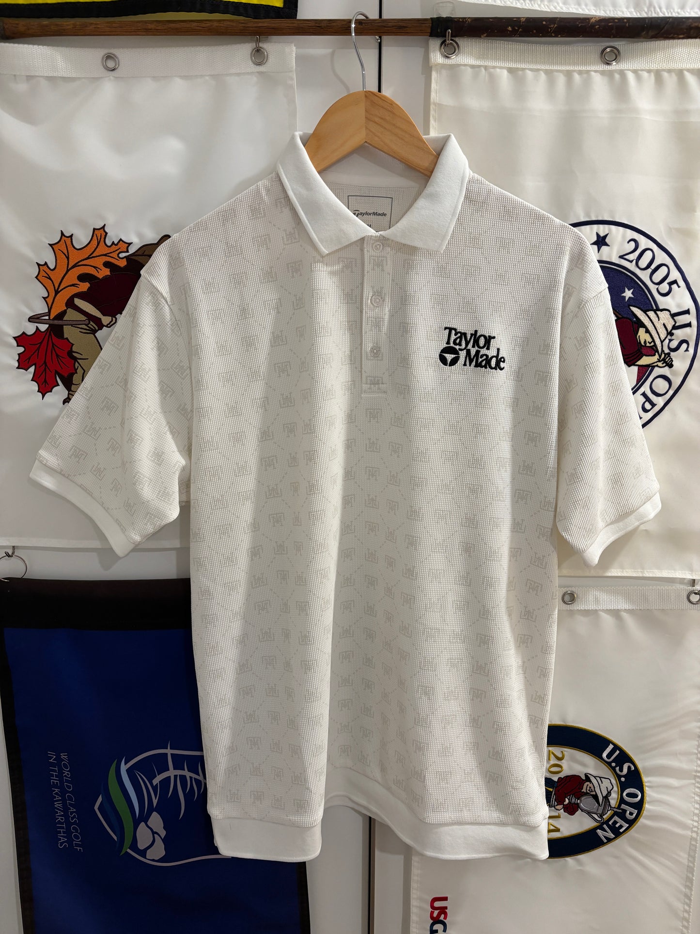 2020s Taylormade Classic Logo TM Monogram Polo White