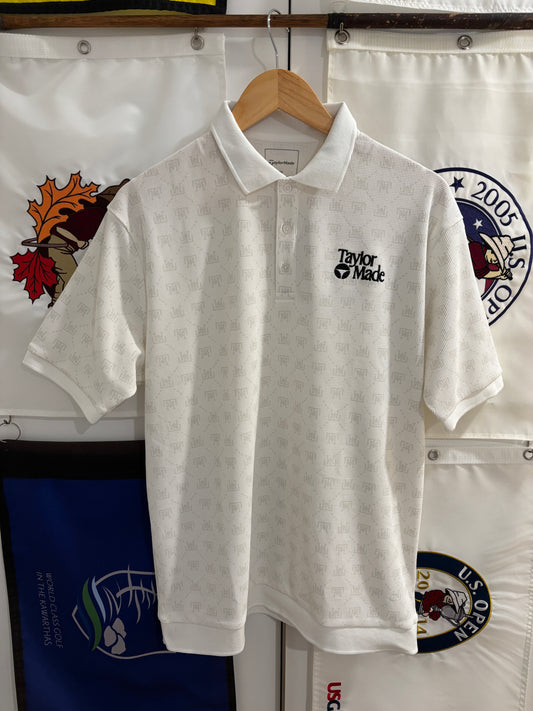 2020s Taylormade Classic Logo TM Monogram Polo White