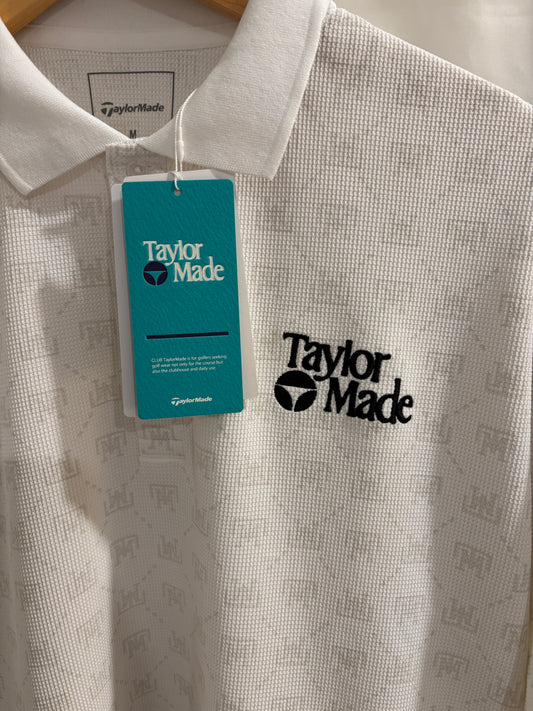 2020s Taylormade Classic Logo TM Monogram Polo White