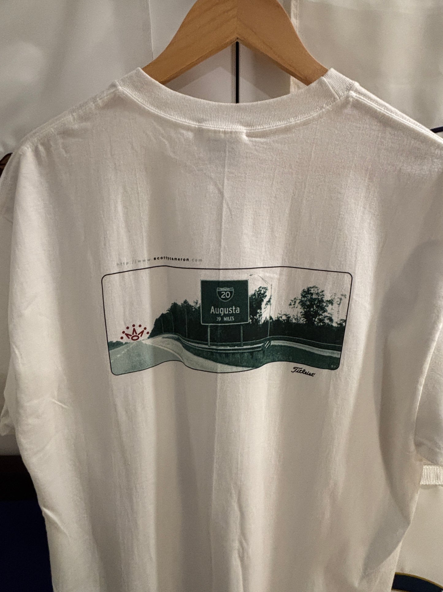 2000s Vintage Scotty Cameron Titleist Augusta Masters T Shirt