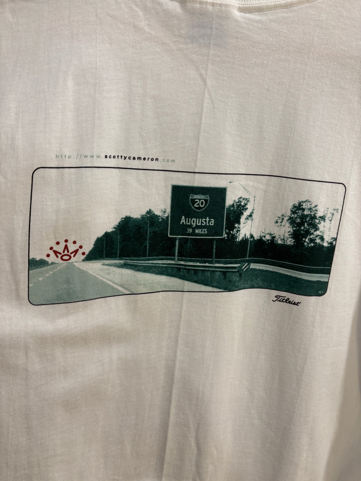 2000s Vintage Scotty Cameron Titleist Augusta Masters T Shirt