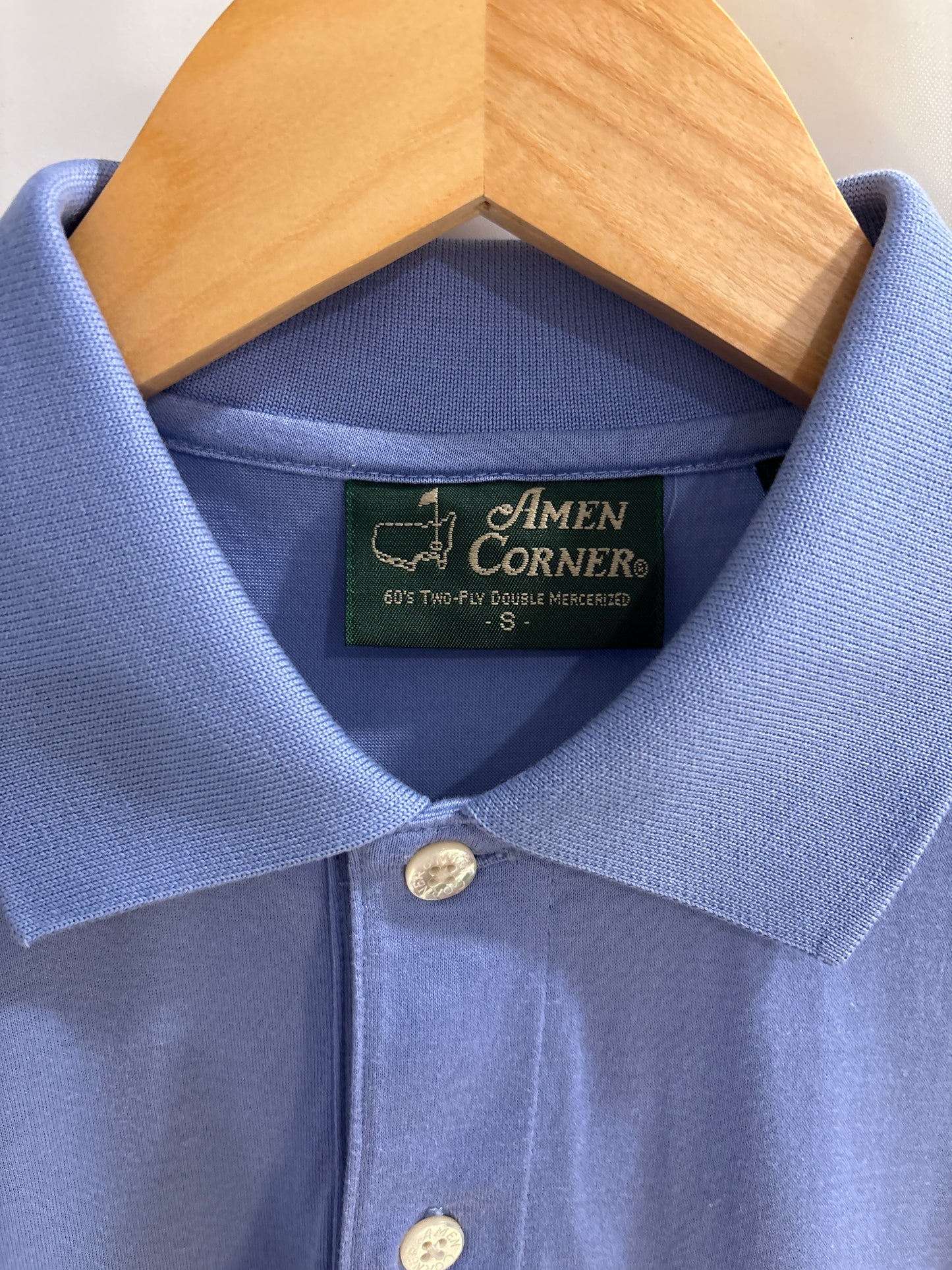 2000s Masters Collection Light Blue Polo