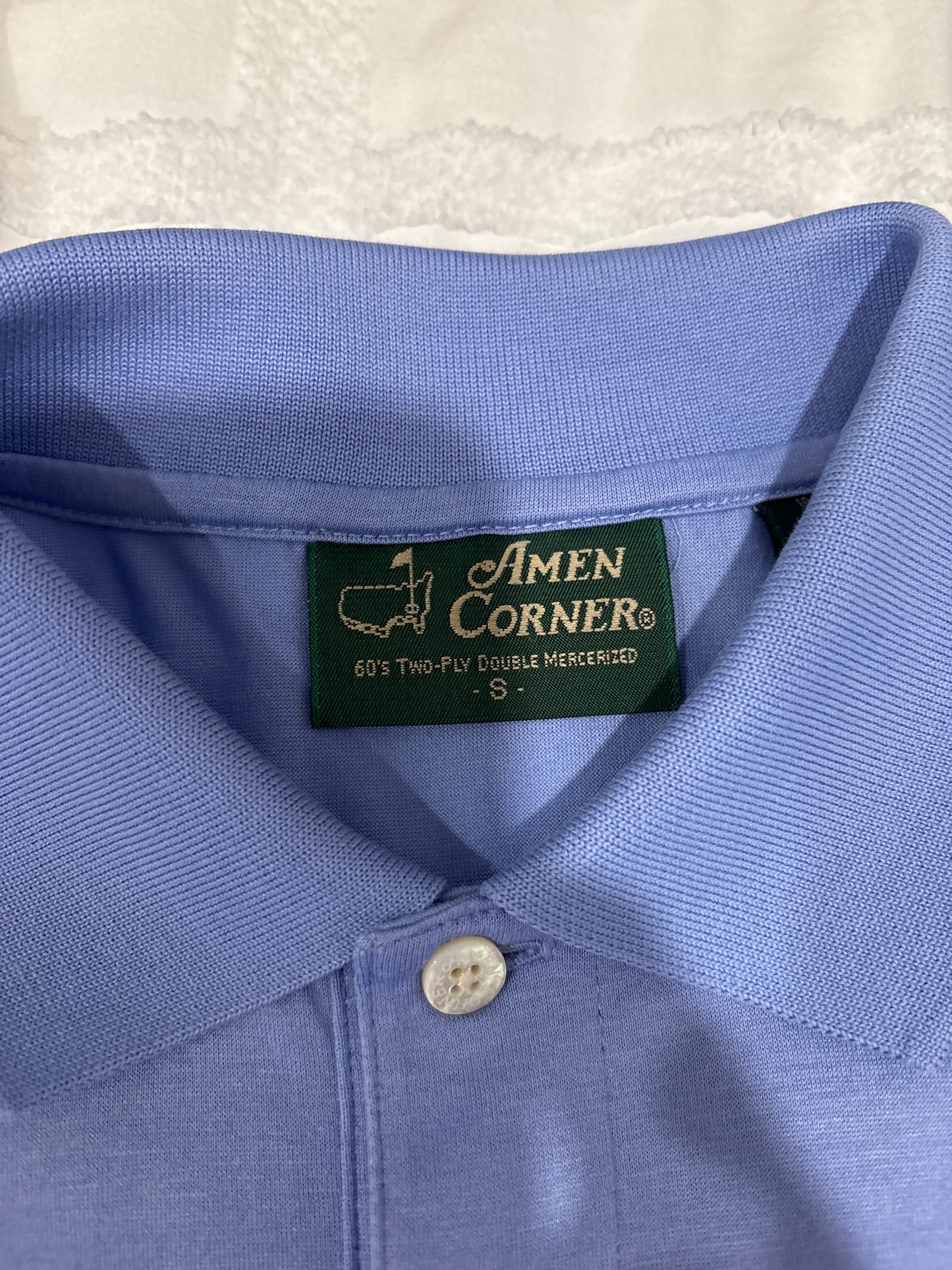 2000s Masters Collection Light Blue Polo