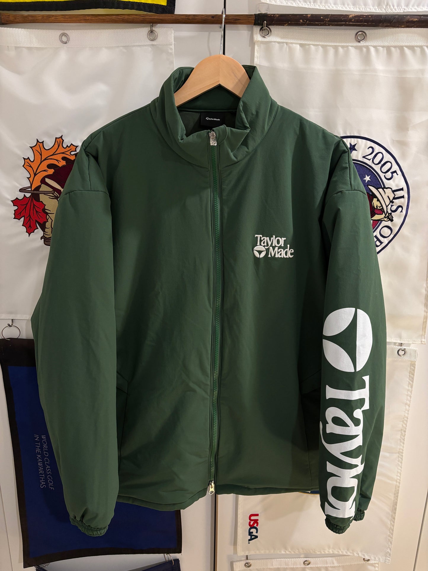 2020s Taylormade Classic Logo Jacket Green