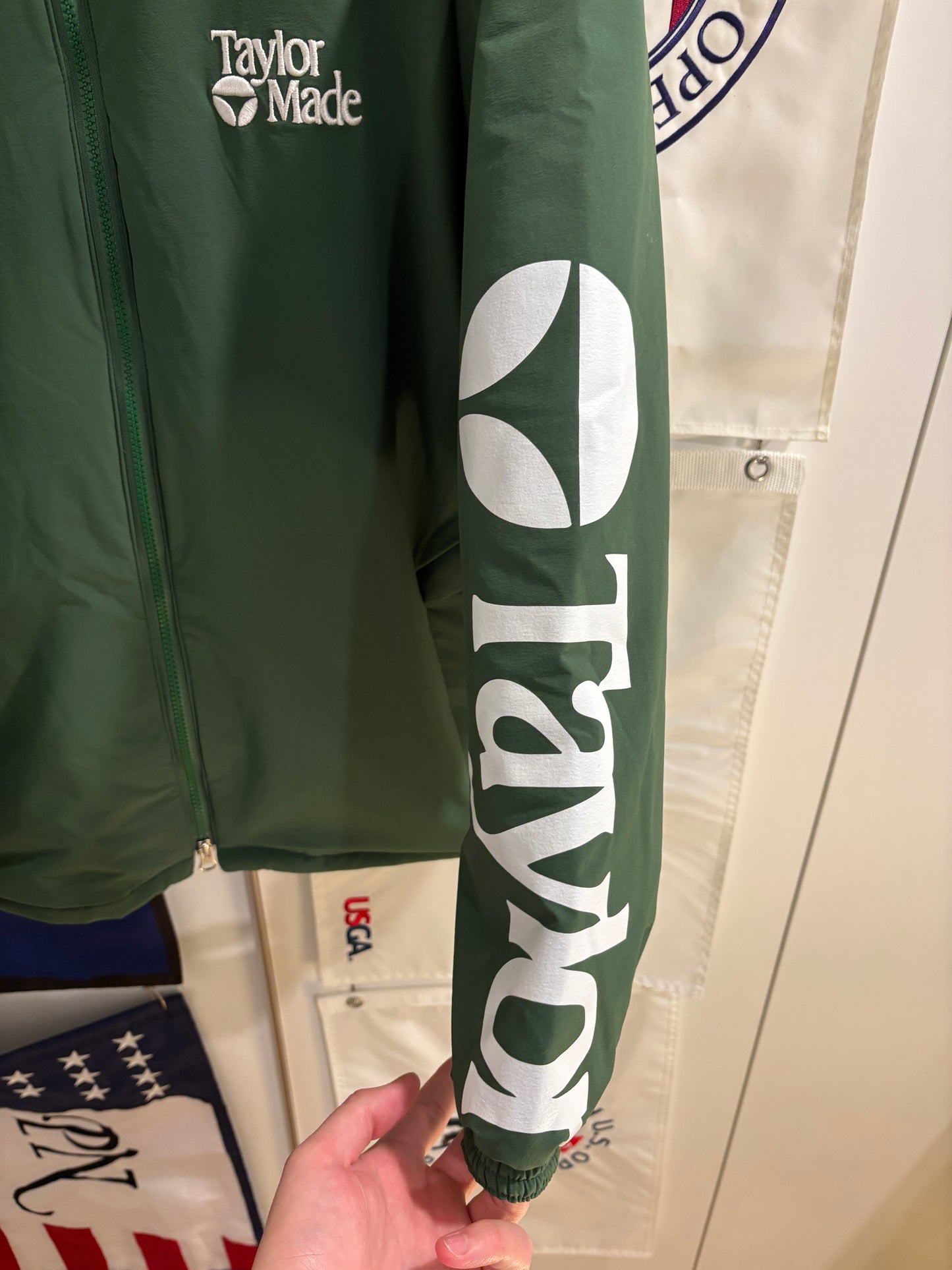 2020s Taylormade Classic Logo Jacket Green