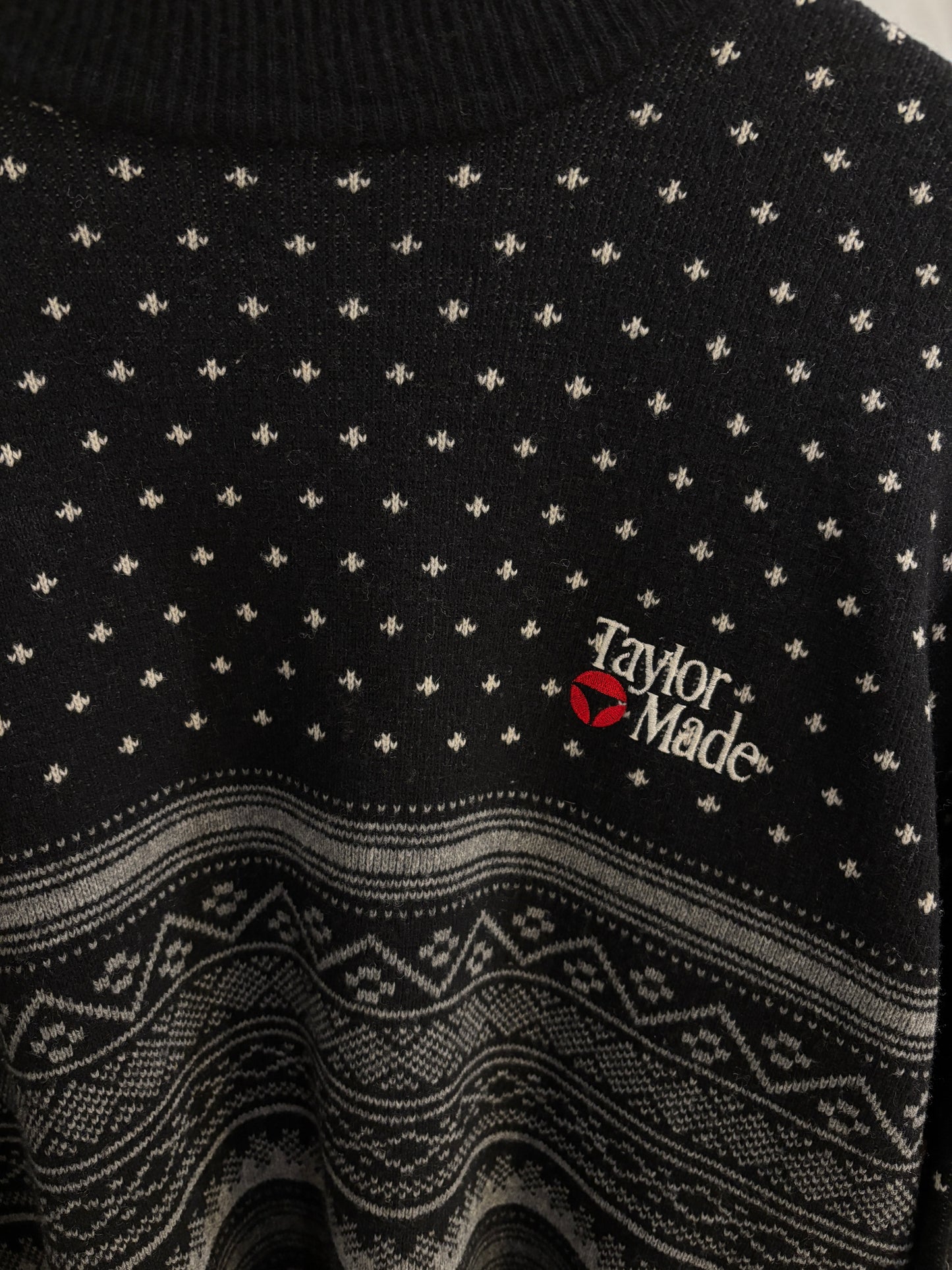 1990s Vintage Taylormade Classic Logo Wool Sweater