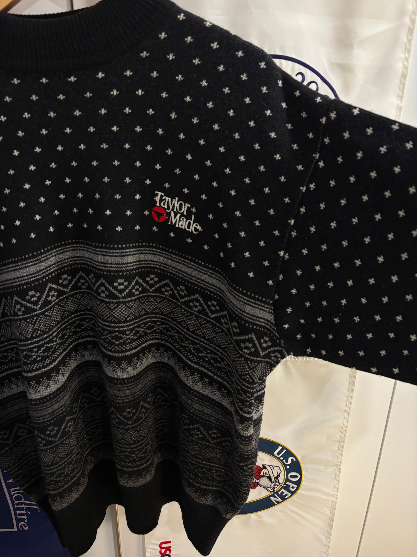 1990s Vintage Taylormade Classic Logo Wool Sweater