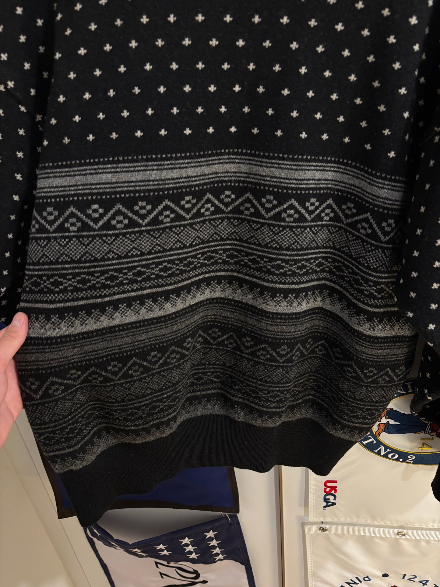 1990s Vintage Taylormade Classic Logo Wool Sweater