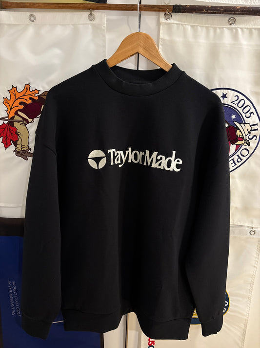 2020s Retro Taylormade Classic Logo Sweater Black