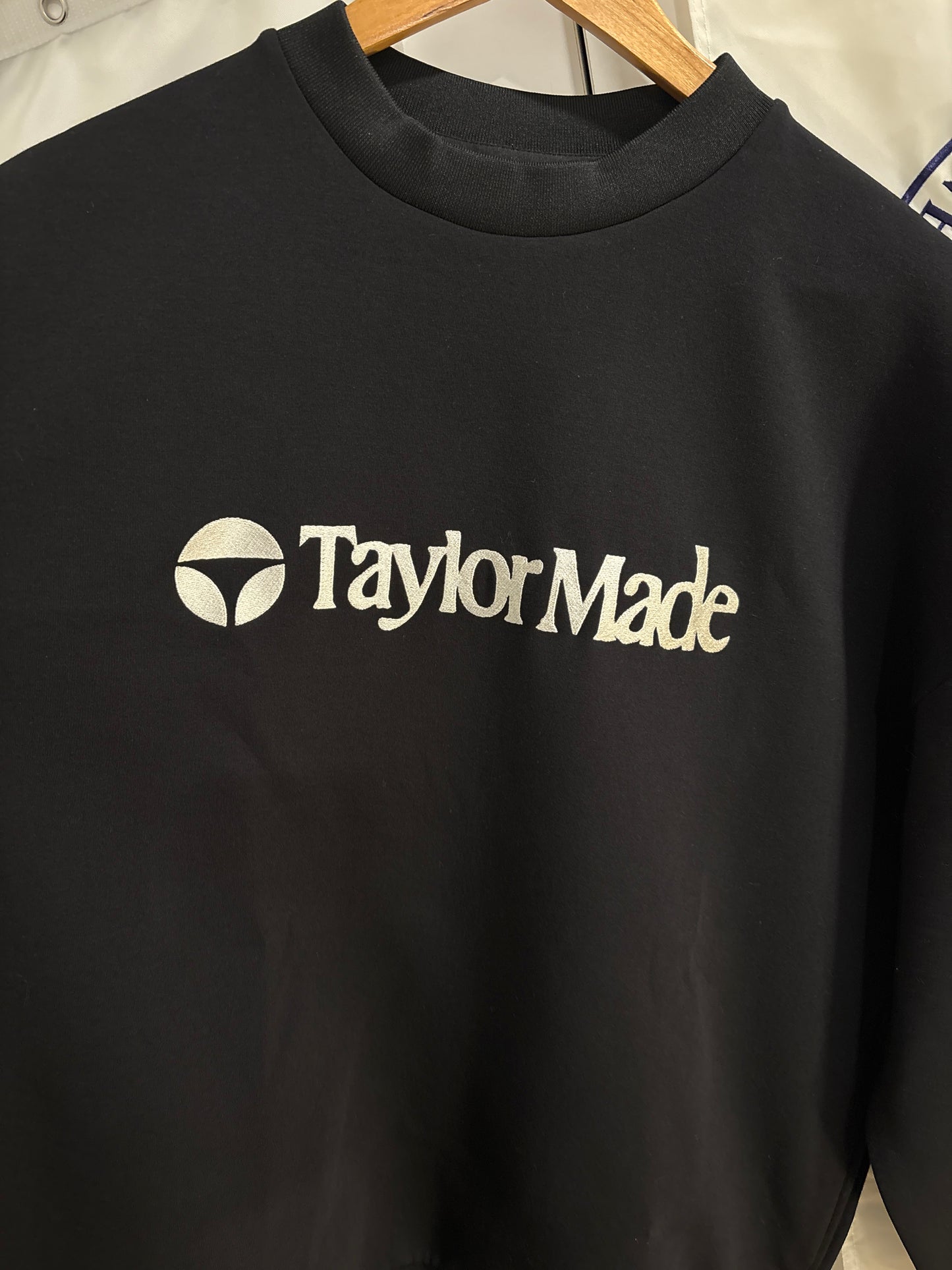 2020s Retro Taylormade Classic Logo Sweater Black