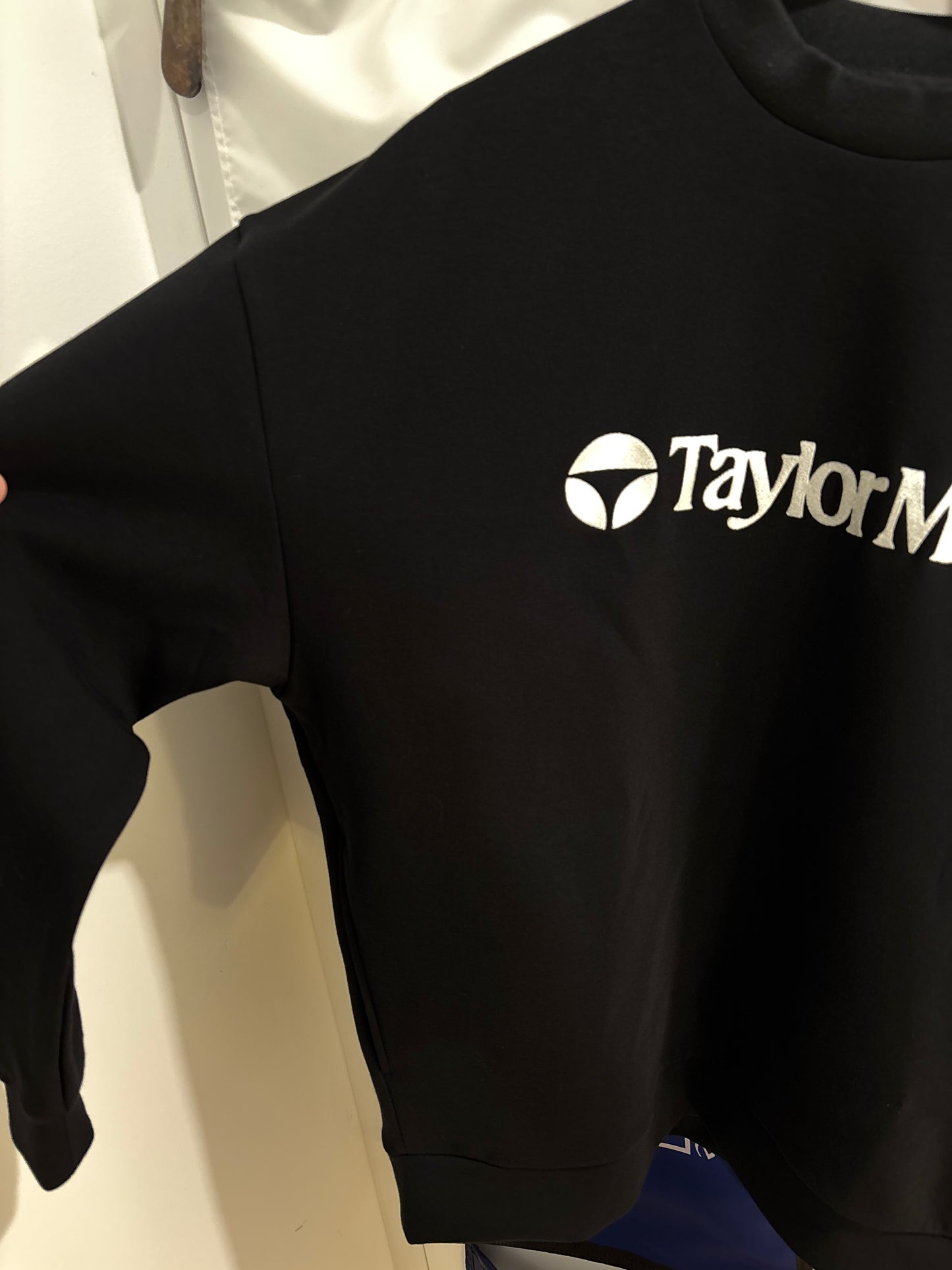 2020s Retro Taylormade Classic Logo Sweater Black