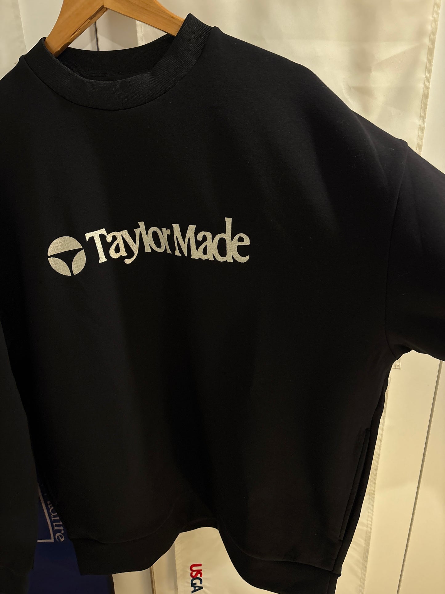 2020s Retro Taylormade Classic Logo Sweater Black
