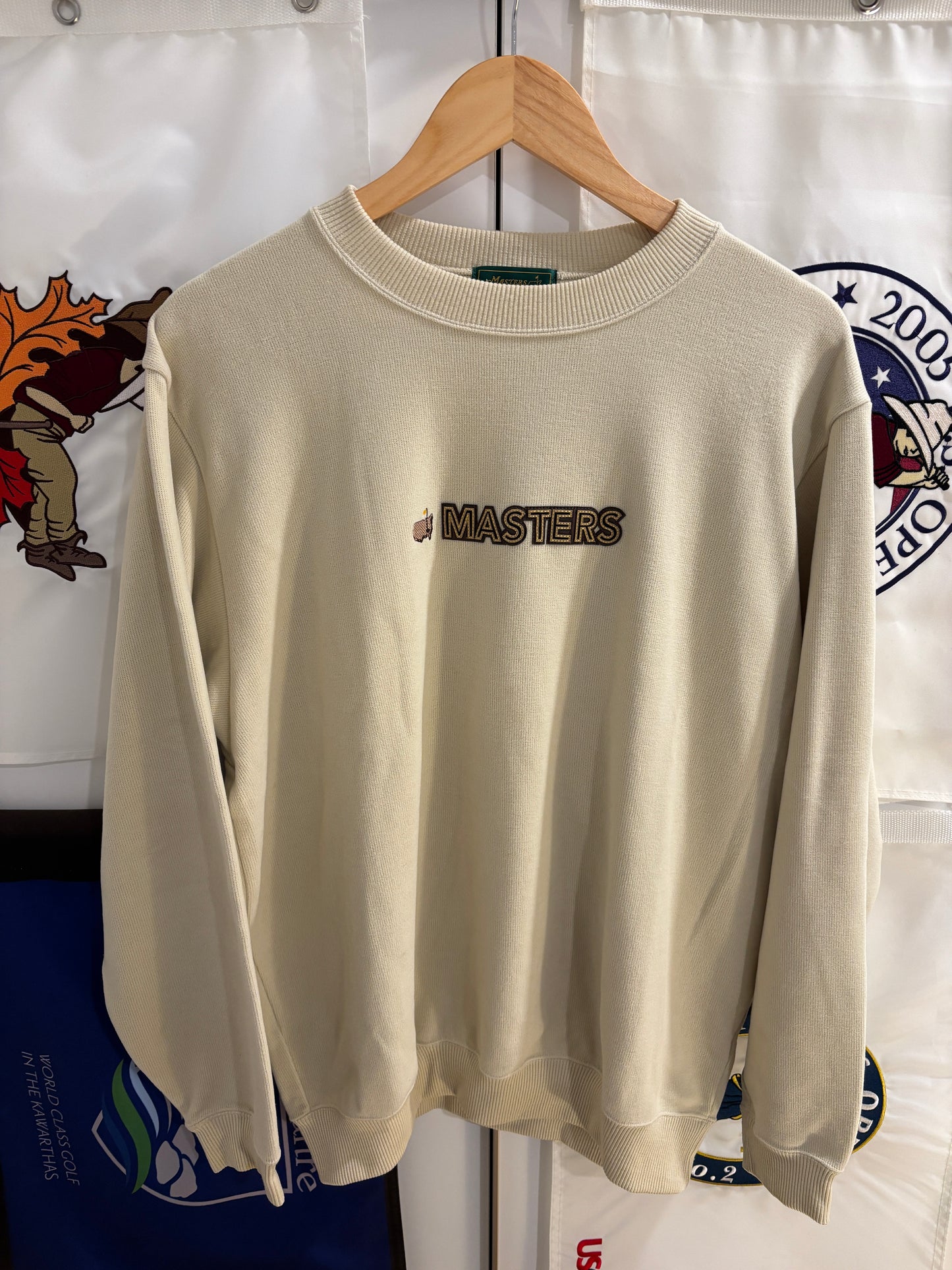 1990s Vintage Masters Augusta National Cashmere Sweater