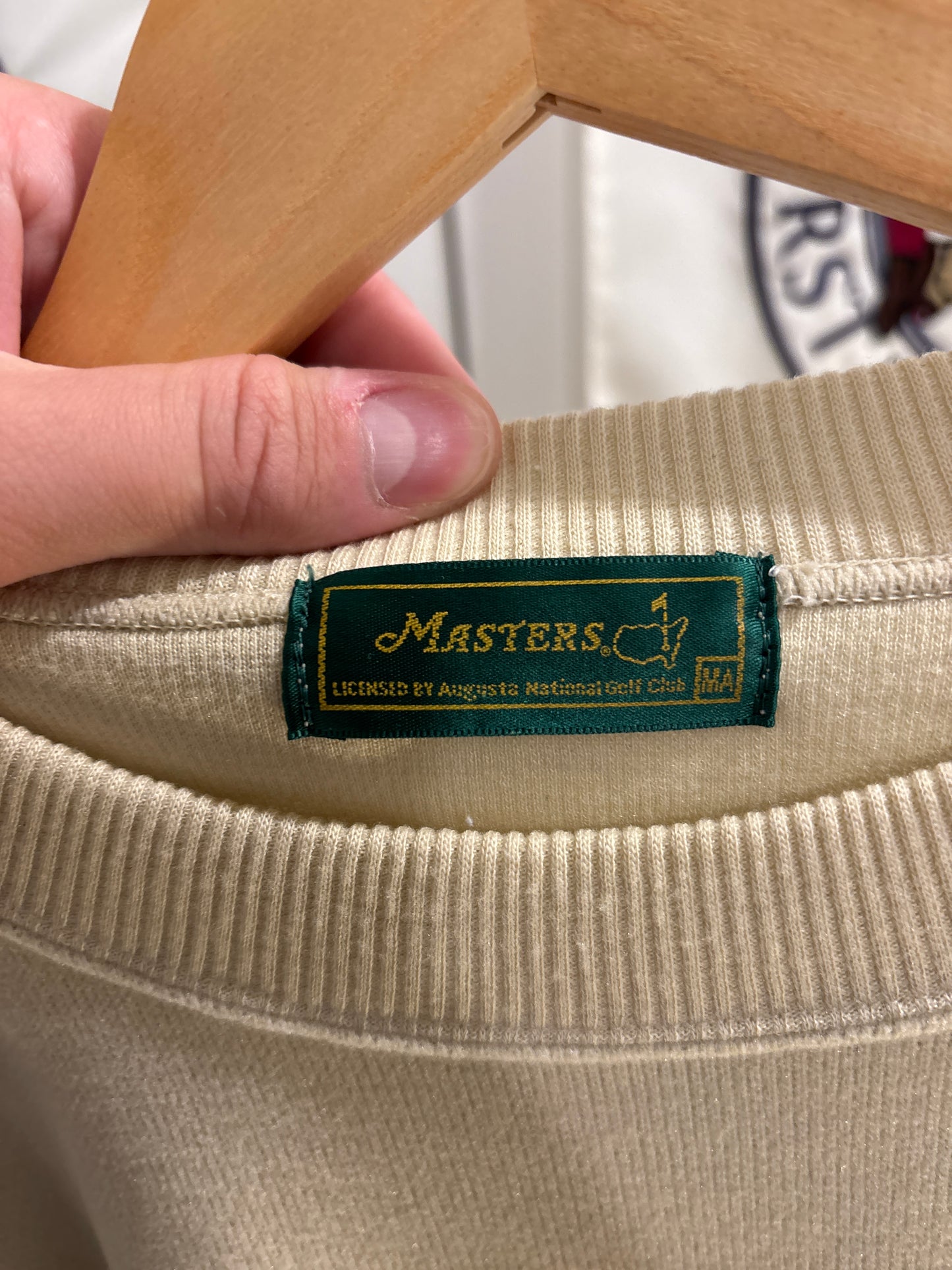 1990s Vintage Masters Augusta National Cashmere Sweater