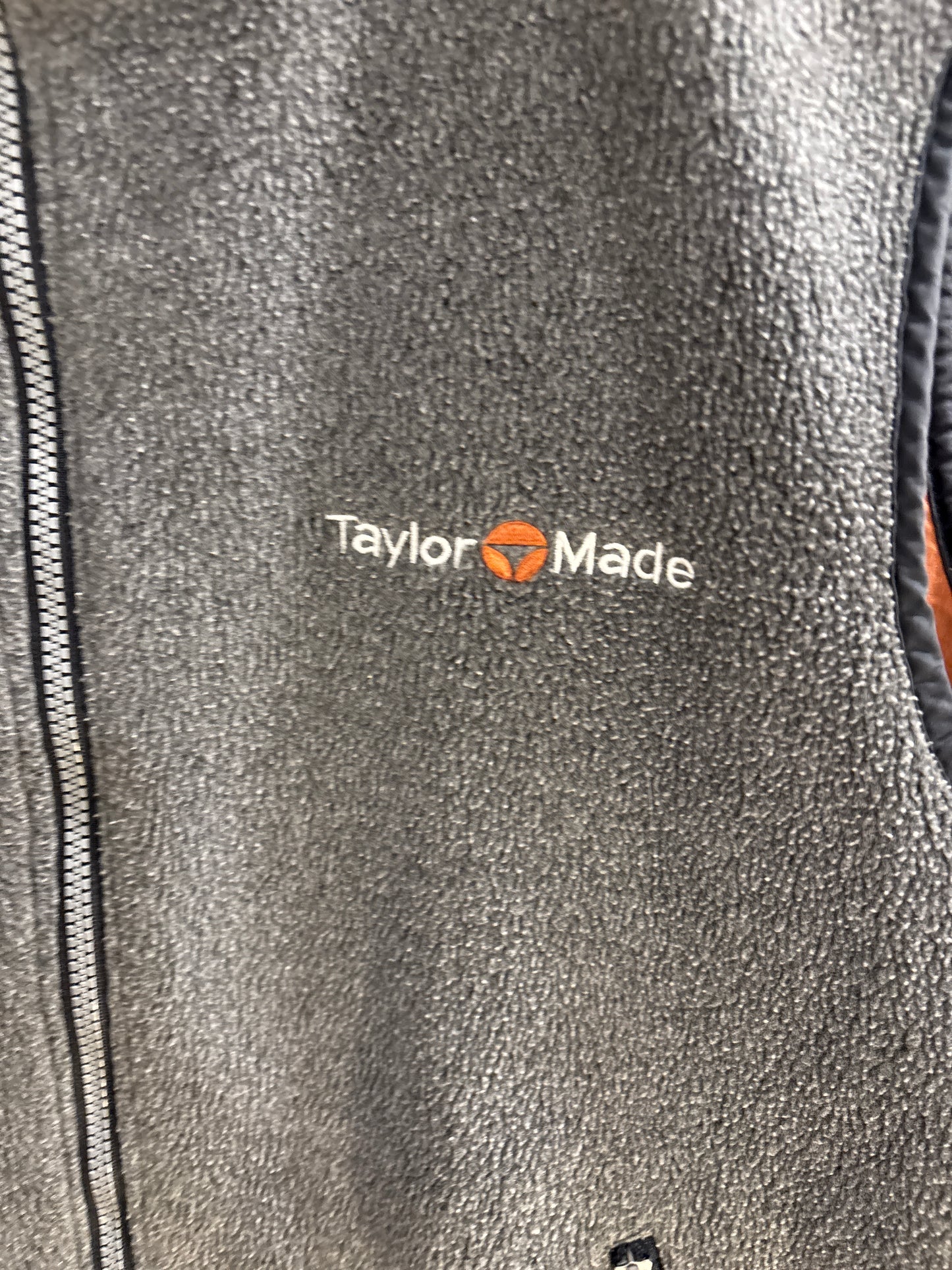 1990s Vintage Taylormade Script Logo Reversible Fleece Vest
