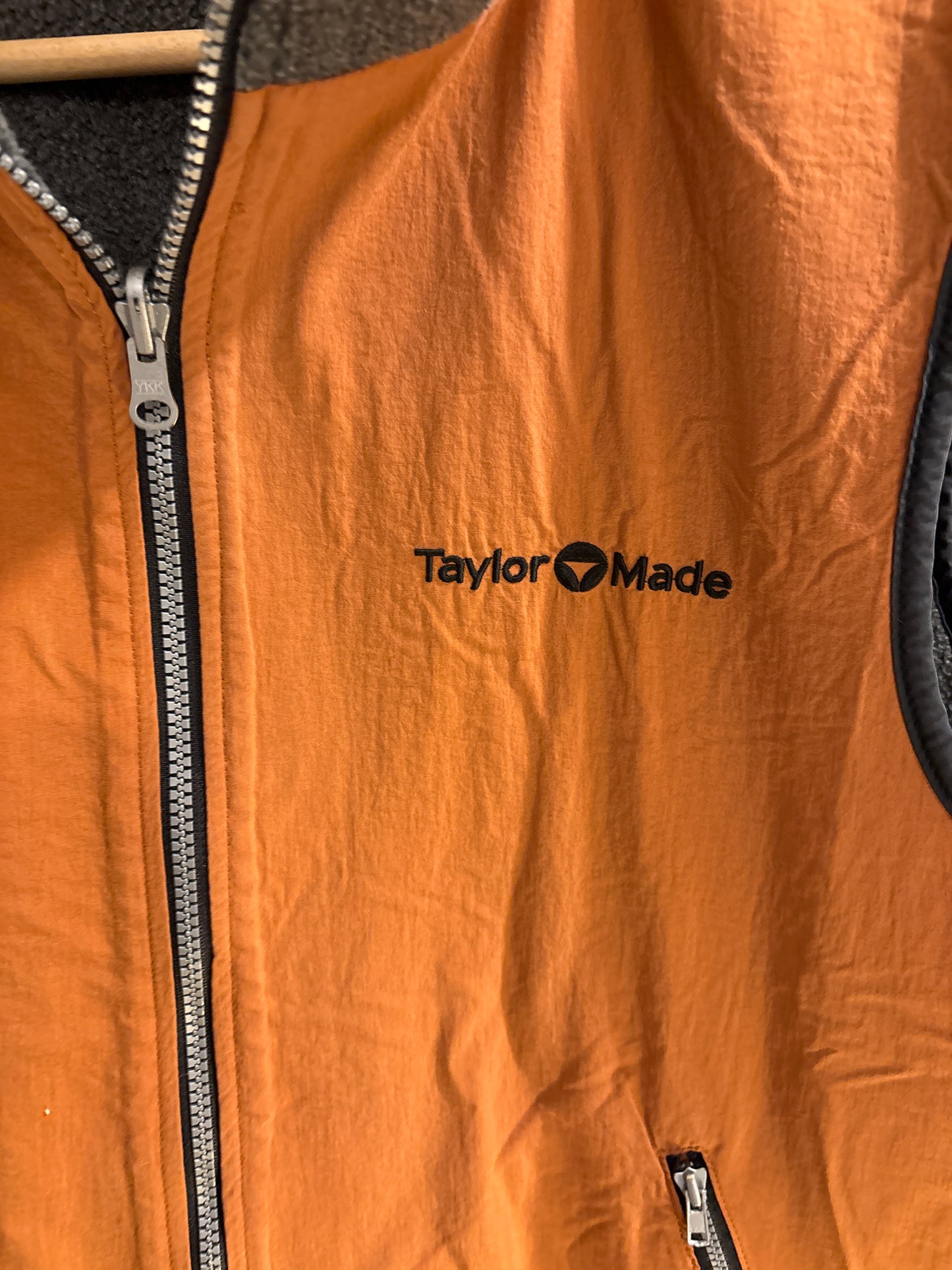 1990s Vintage Taylormade Script Logo Reversible Fleece Vest