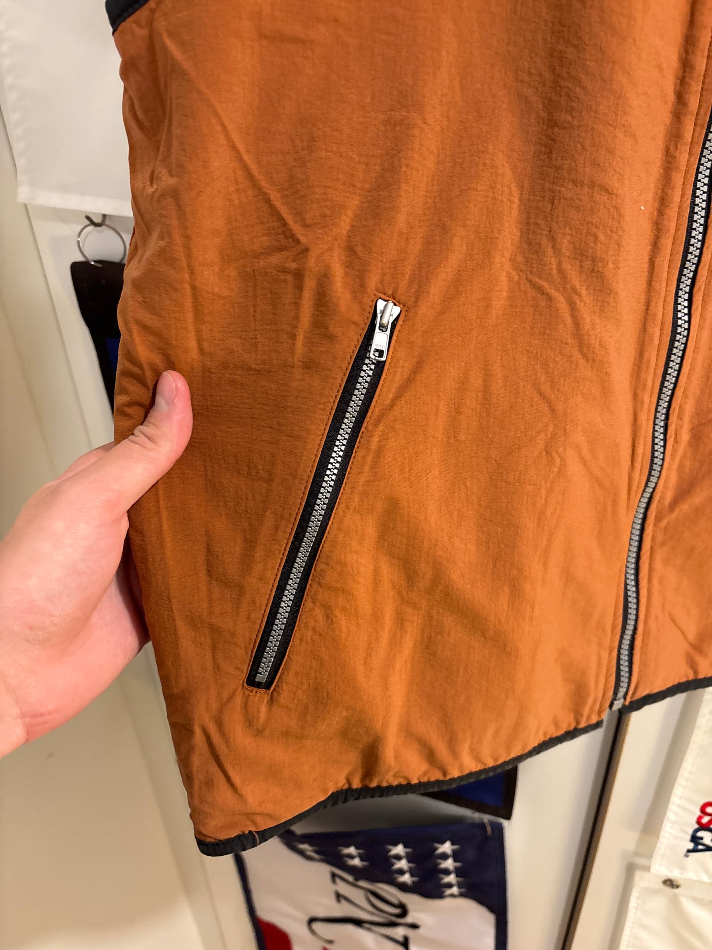 1990s Vintage Taylormade Script Logo Reversible Fleece Vest