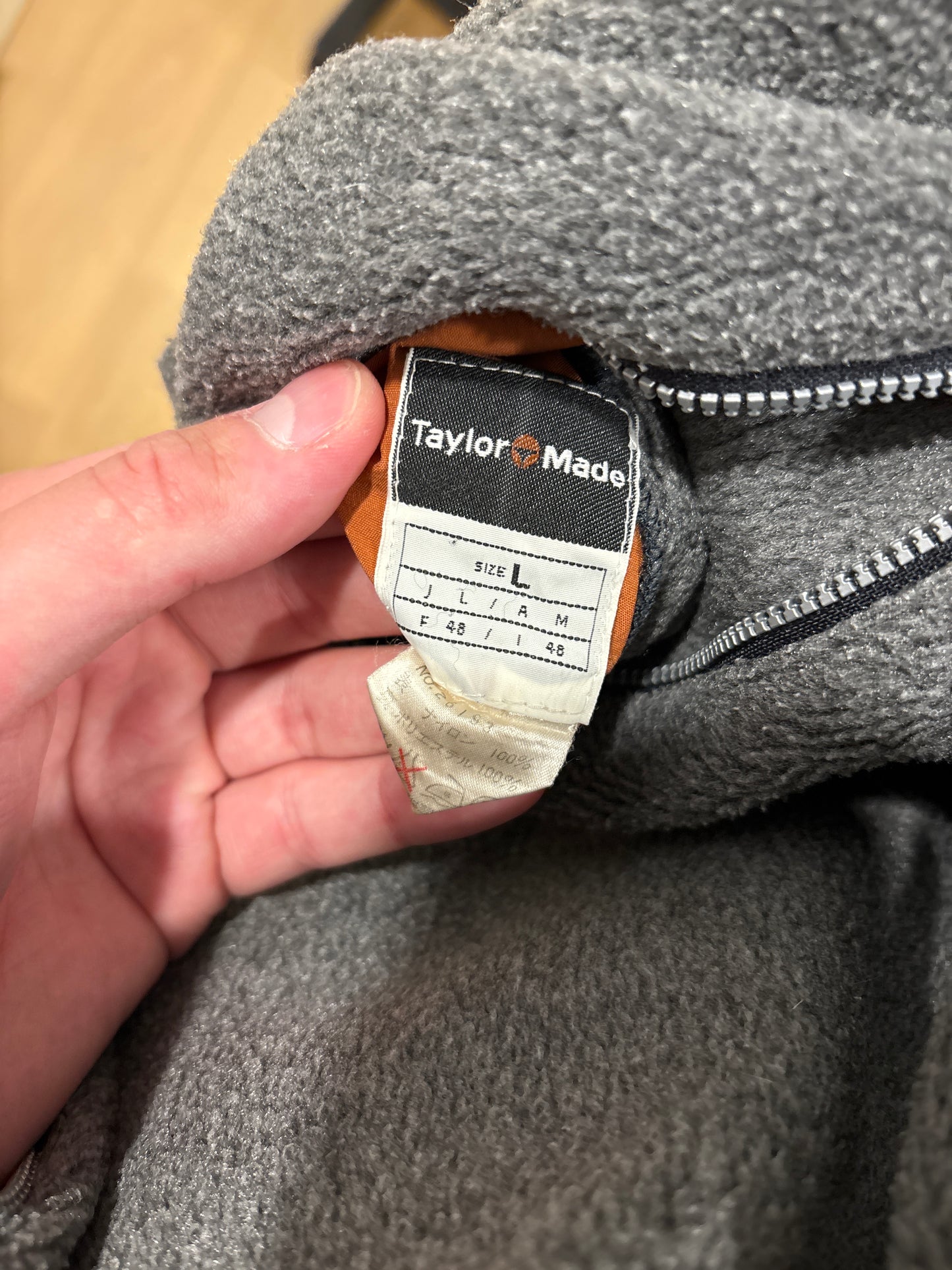 1990s Vintage Taylormade Script Logo Reversible Fleece Vest