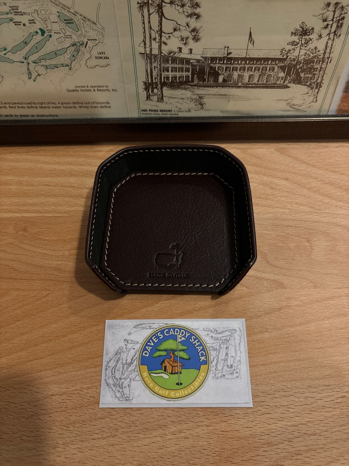 Masters Berckmans Place Leather Coasters Square