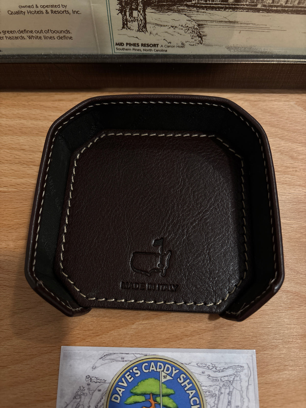 Masters Berckmans Place Leather Coasters Square