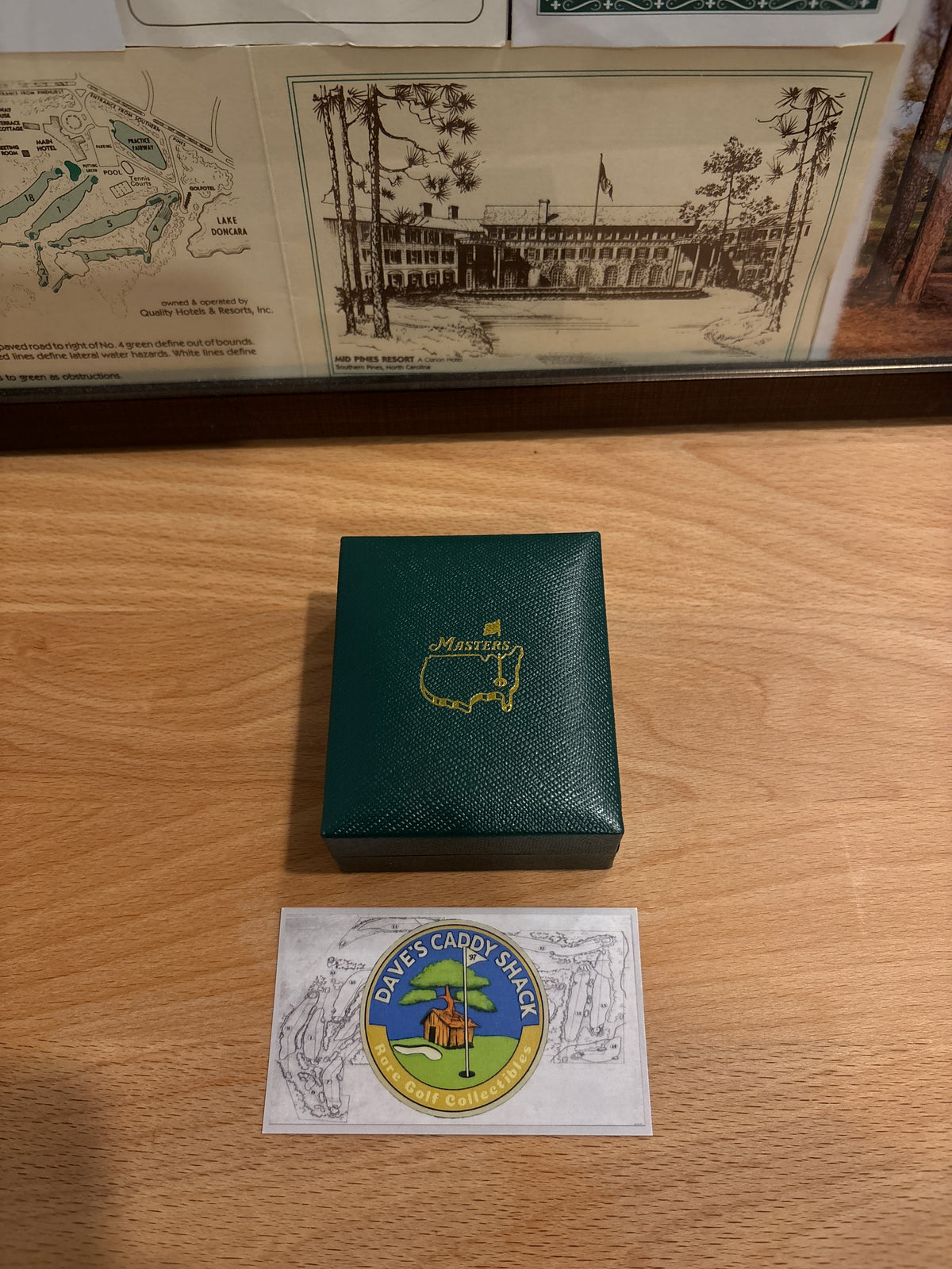 Masters Berckmans Place Augusta National Pearl Cufflinks