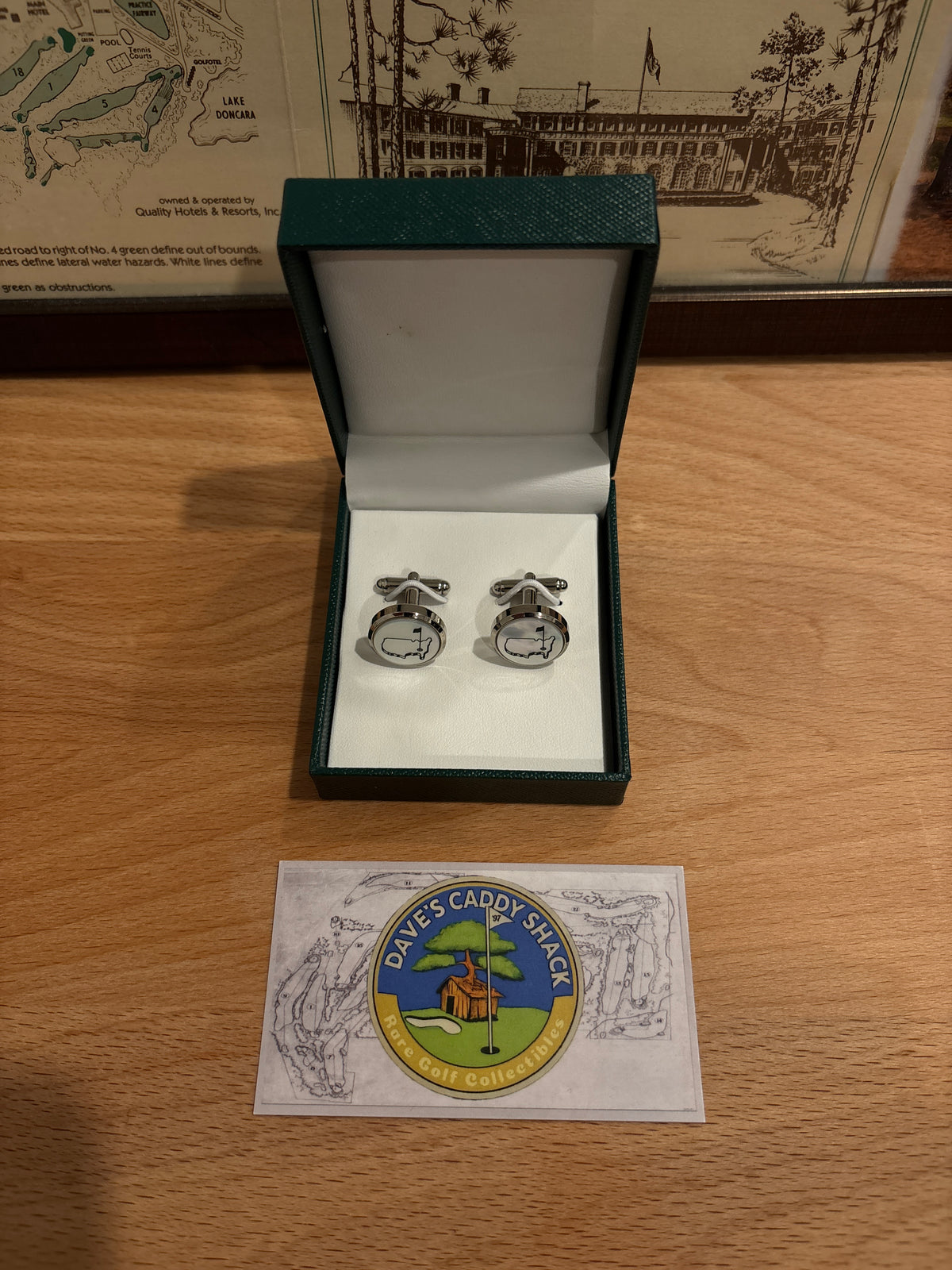 Masters Berckmans Place Augusta National Pearl Cufflinks