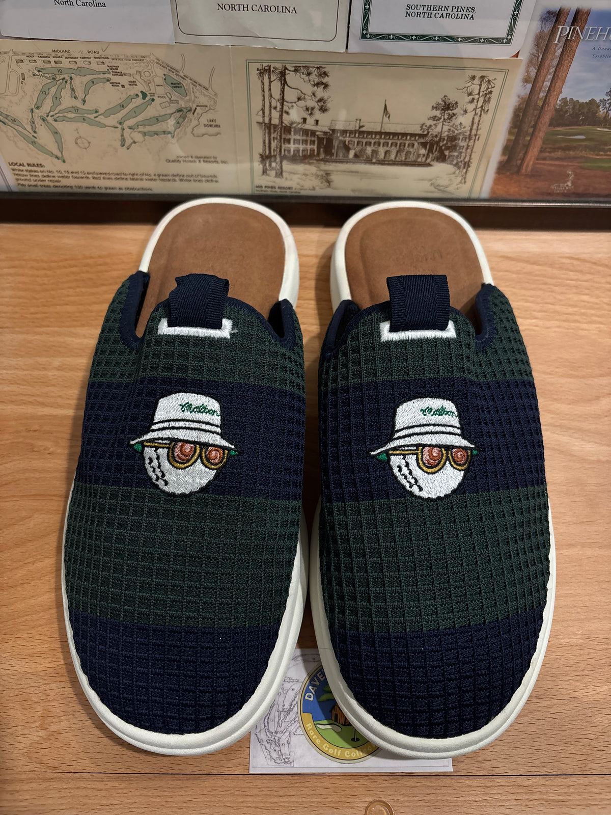 Malbon Lusso Cloud Slide Buckets Logo Stripes