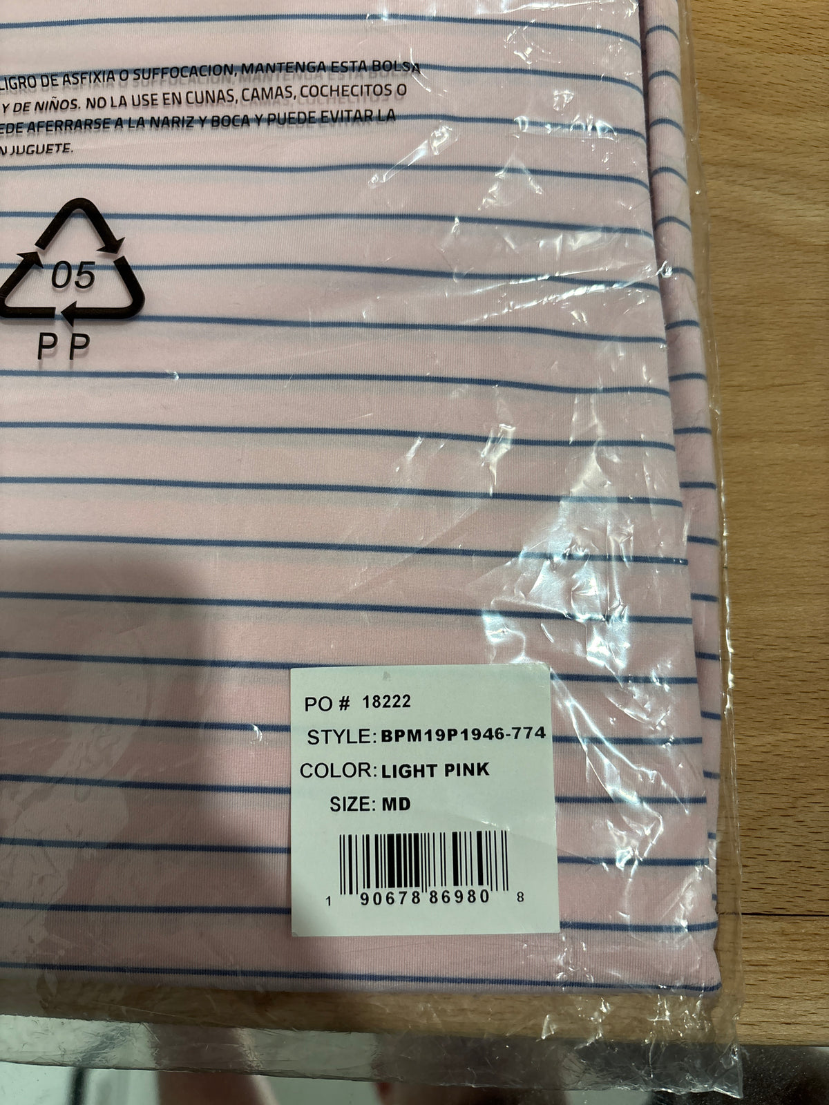 Masters Peter Millar Augusta National Logo Polo Light Pink Stripes