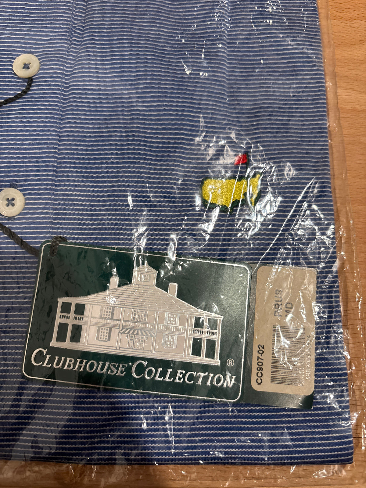Masters Clubhouse Collection Augusta National Logo Polo Blue