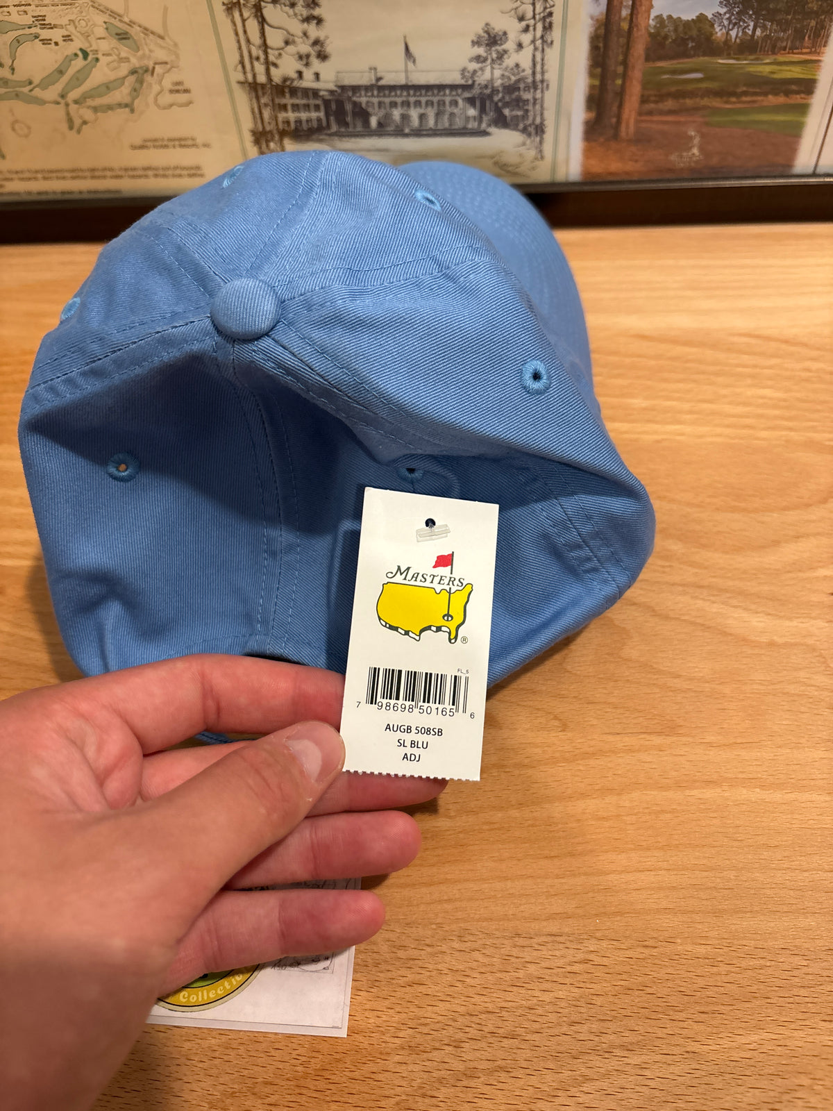 Masters Augusta National American Needle Patch Hat Blue