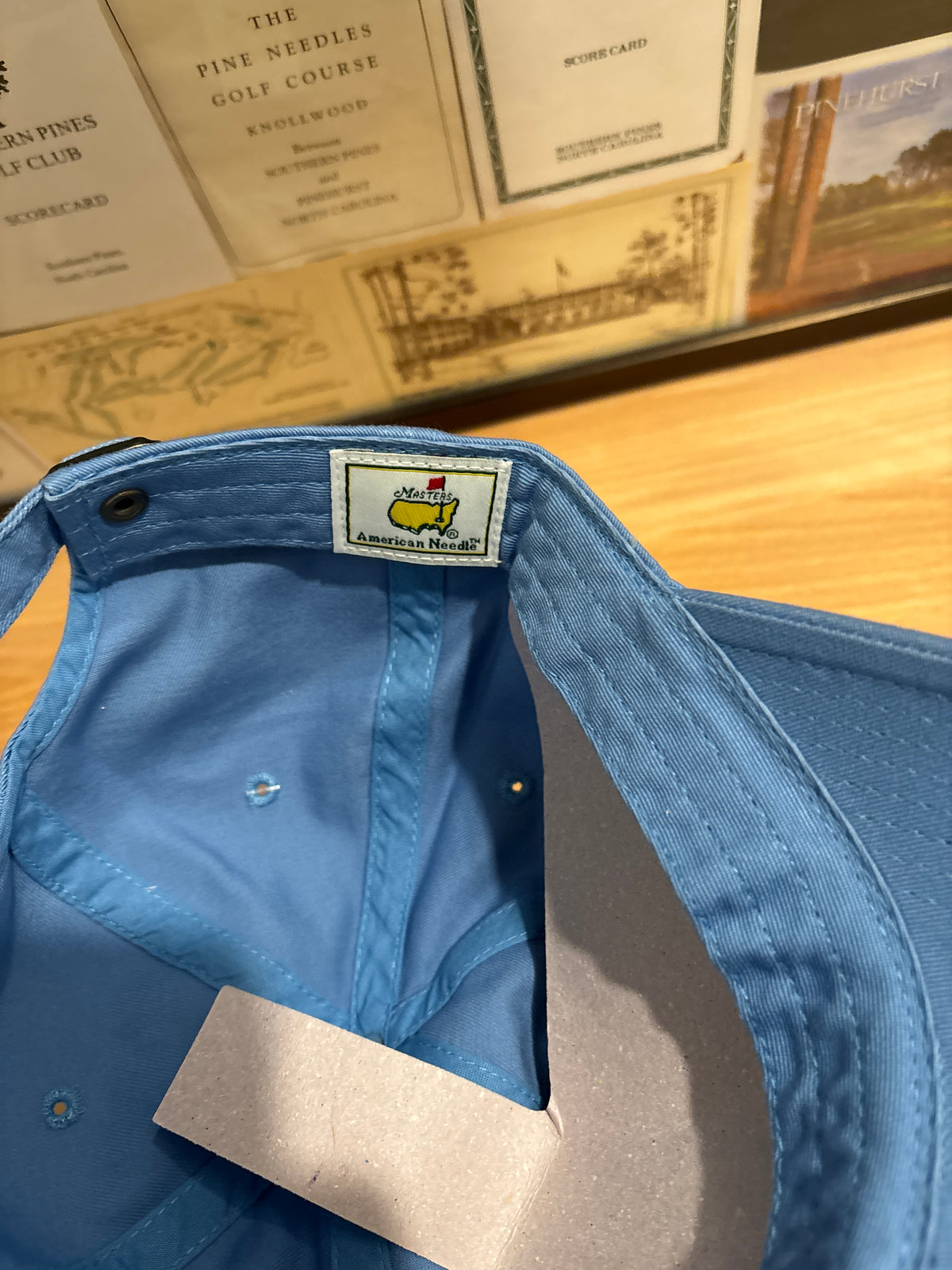 Masters Augusta National American Needle Patch Hat Blue