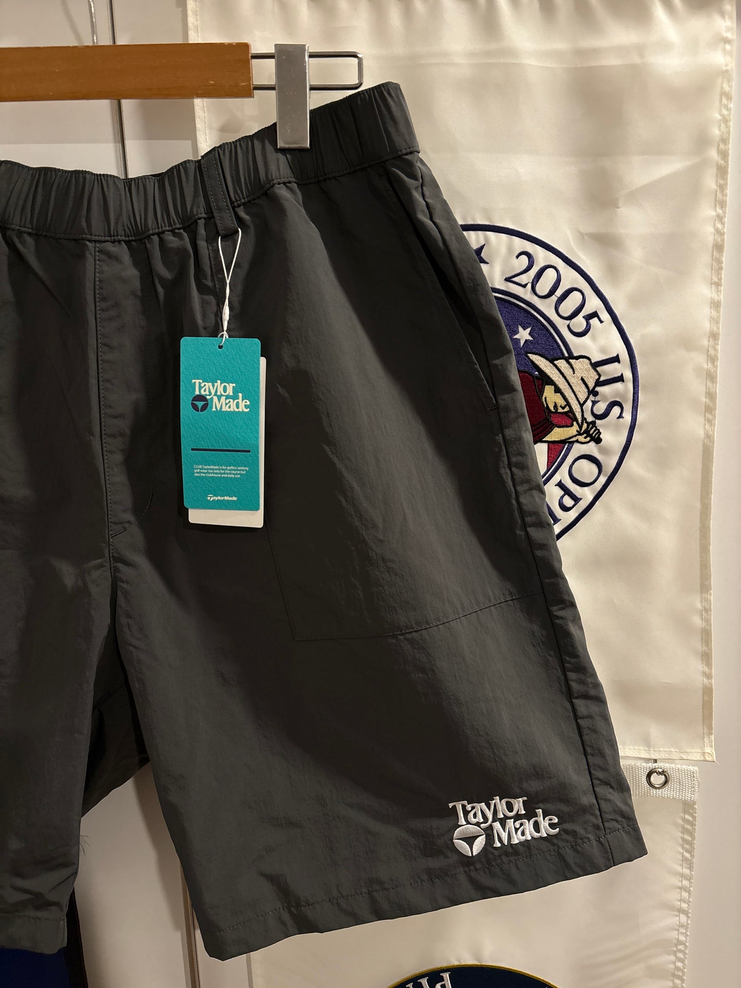 Taylormade Retro Classic Logo Shorts Green