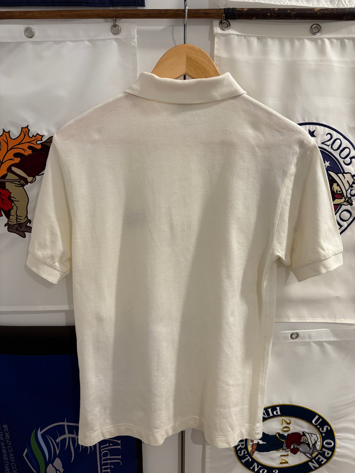 Vintage Taylormade Classic Logo Polo Cream/Off White