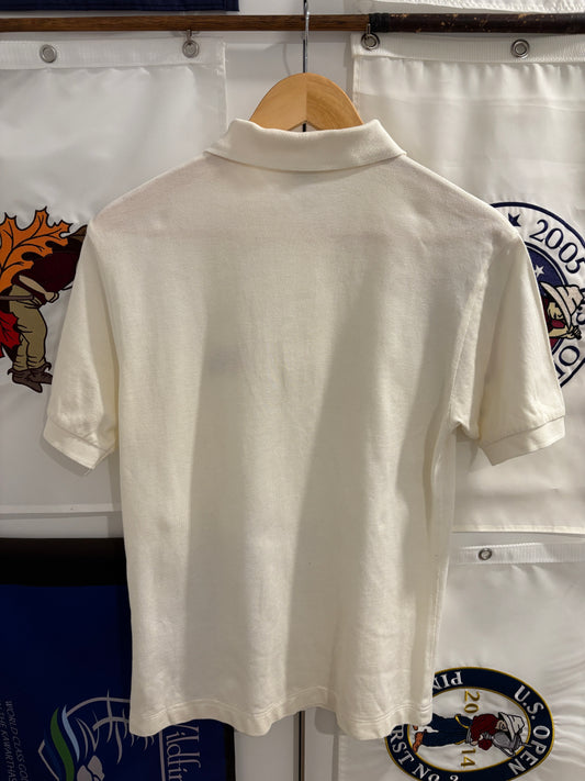 Vintage Taylormade Classic Logo Polo Cream/Off White