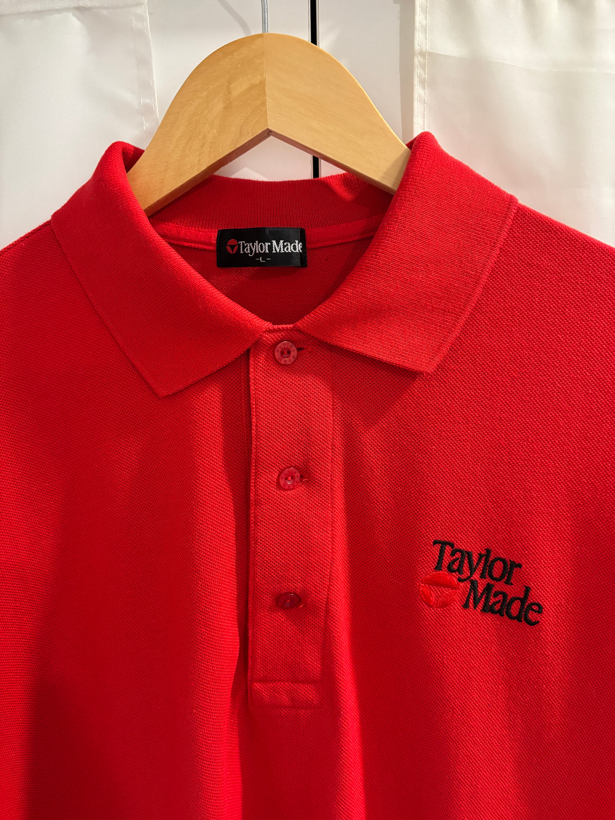 Vintage Taylormade Classic Logo Polo Red