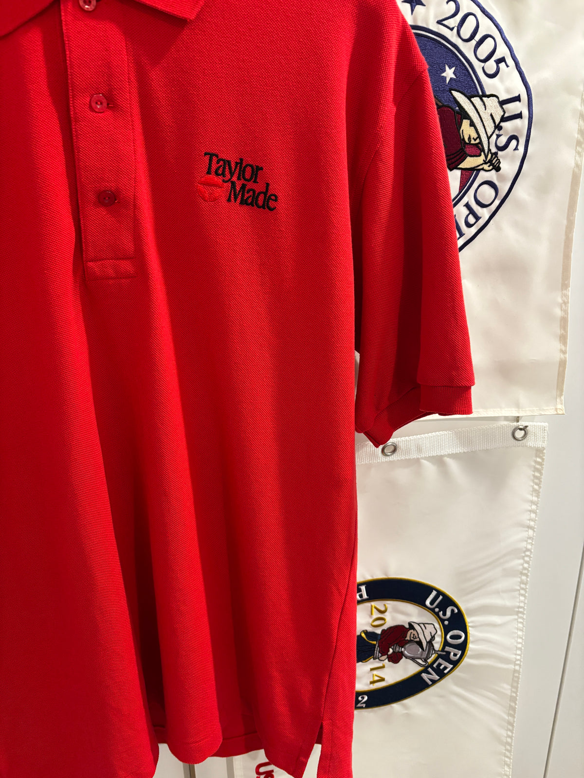 Vintage Taylormade Classic Logo Polo Red