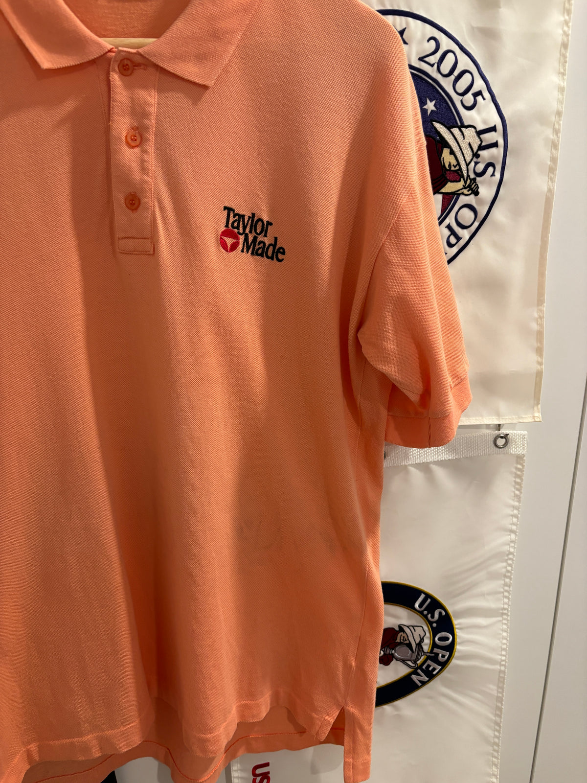 Vintage Taylormade Classic Logo Polo Peach