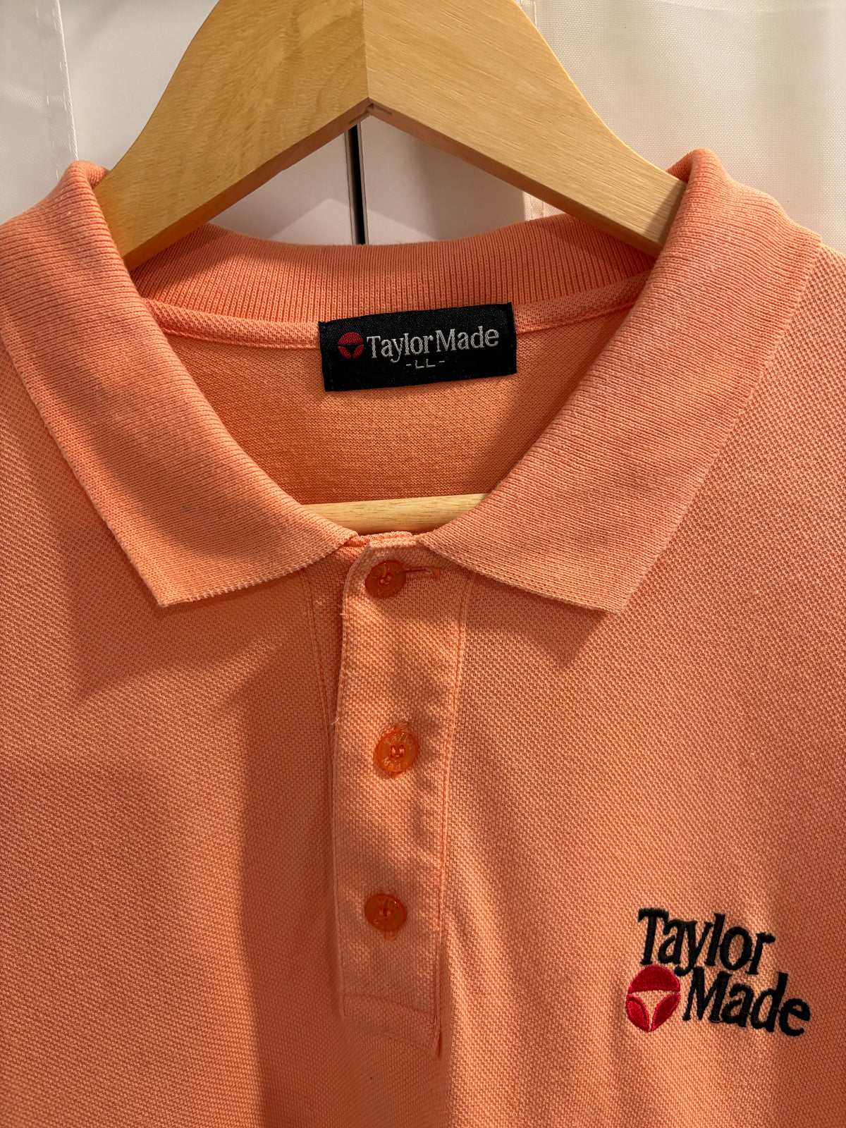 Vintage Taylormade Classic Logo Polo Peach