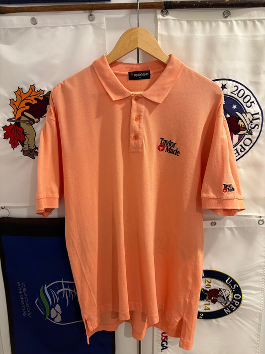 Vintage Taylormade Classic Logo Polo Peach