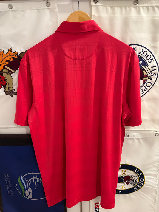 Masters Tech Augusta National Polo Pink Stripes