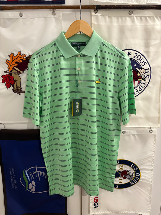 Masters Collections Augusta National Polo Green Black Stripes