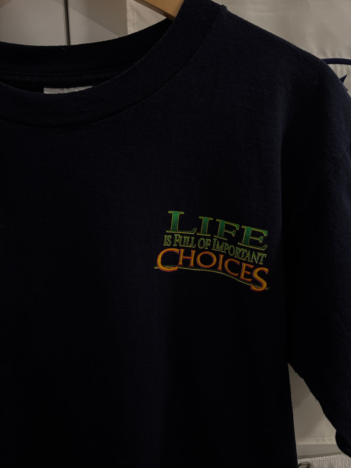 1996 Vintage Life is Full of Important Choices Golf Courses/Balls T Shirt