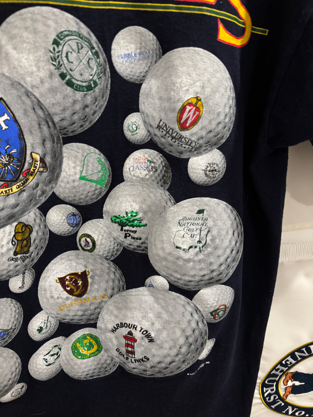 1996 Vintage Life is Full of Important Choices Golf Courses/Balls T Shirt